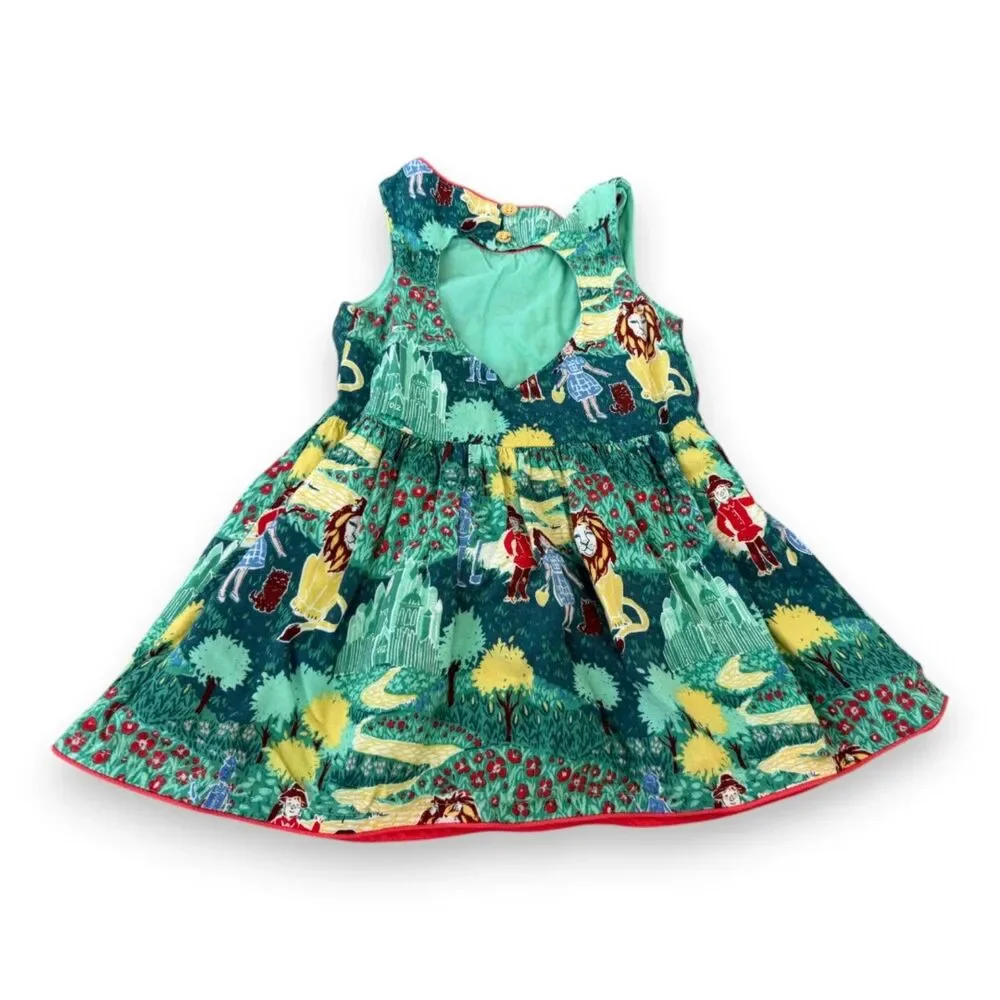 Genuine Kids The Wizard of Oz Sleeveless Dress with Heart-Shaped Back 18M HTF